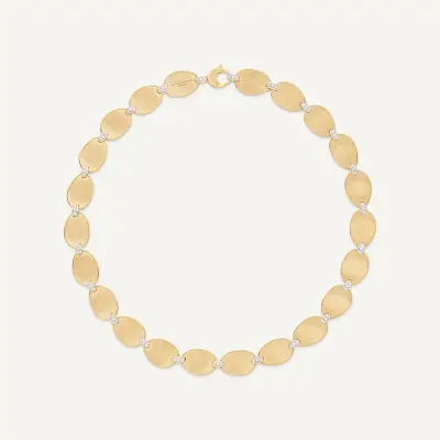 Goldene Halskette Marco Bicego Lunaria Diamonds CB2893_B YW Q6