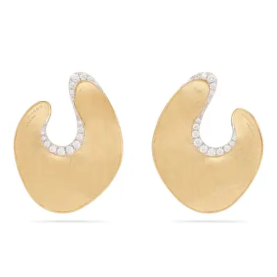 Goldohrringe Marco Bicego Lunaria Diamonds OB1912_B YW Q6