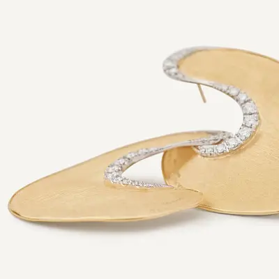 Goldohrringe Marco Bicego Lunaria Diamonds OB1912_B YW Q6