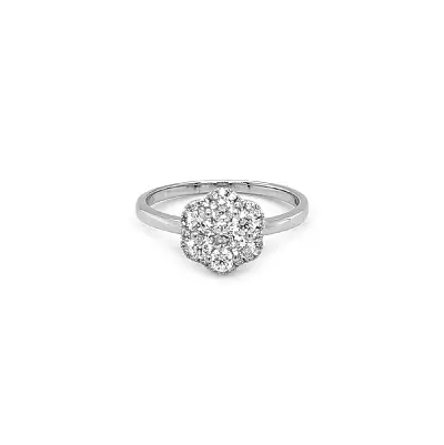 Goldring mit Diamanten