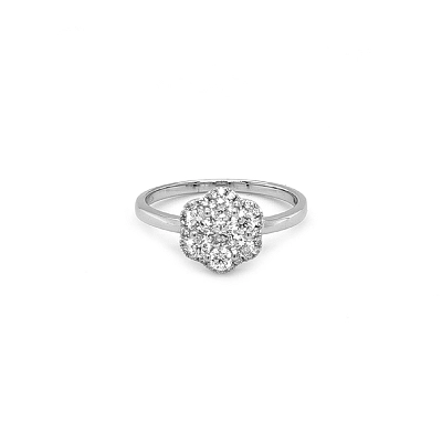Goldring mit Diamanten