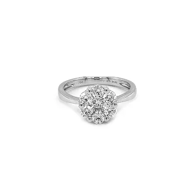Goldring mit Diamanten