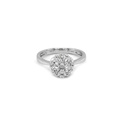 Goldring mit Diamanten