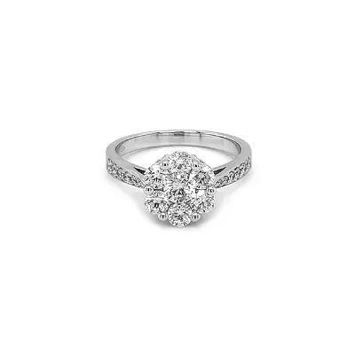 Goldring mit Diamanten