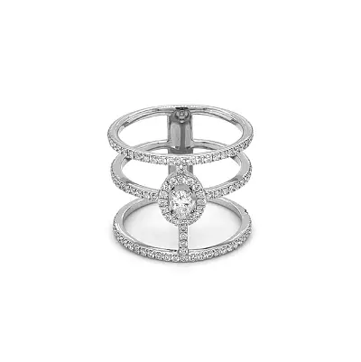 Goldring mit Diamanten