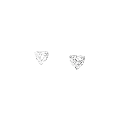 Goldene Pfirsichohrringe mit Diamanten