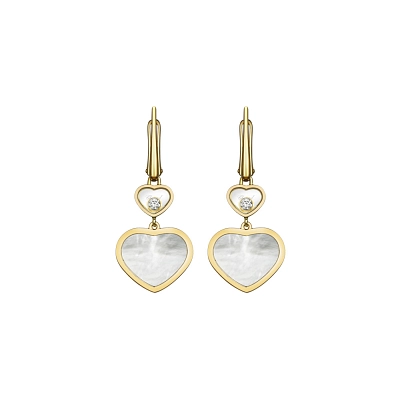Gold-Ohrringe Chopard Happy Hearts 837482-0310