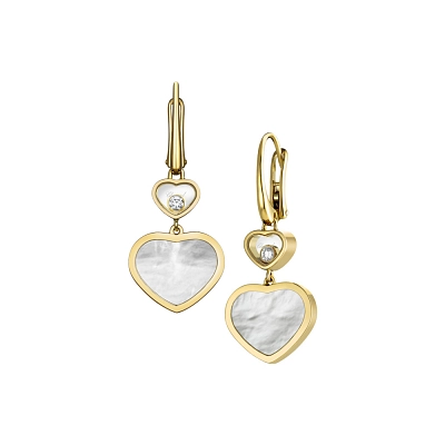 Gold-Ohrringe Chopard Happy Hearts 837482-0310
