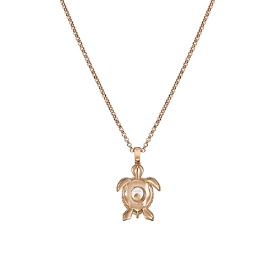 Gold Chopard Happy Diamonds Schildkröte Halskette 79A187-5001