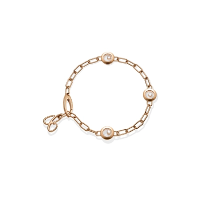 Goldarmband Chopard Happy Diamonds 85A117-5010