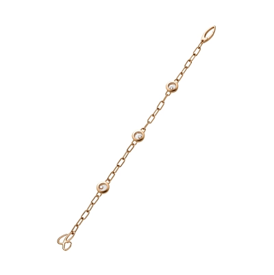 Goldarmband Chopard Happy Diamonds 85A117-5010