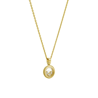 Gold-Anhänger Chopard Happy Diamonds 79A018-0001