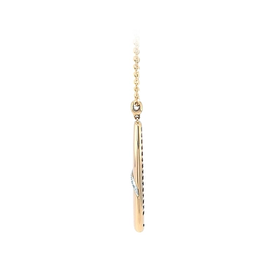 Goldhalskette mit Zirkonen