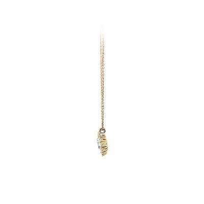Goldhalskette mit Zirkonen
