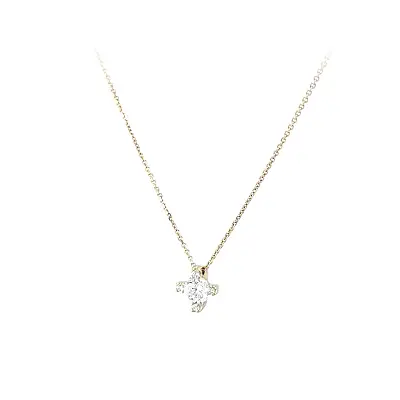 Goldhalskette mit Zirkonen