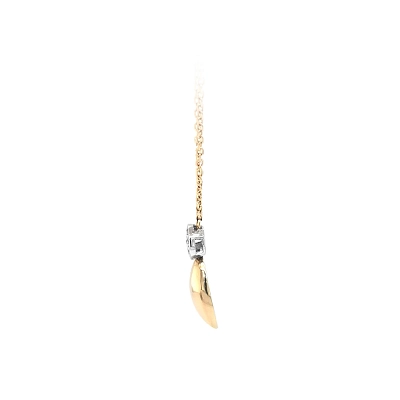 Halskette mit Zirkonias in Gold