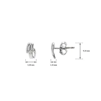 Ohrringe aus Weißgold