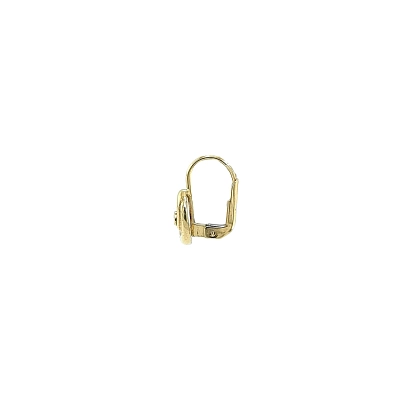Gold-Ohrringe mit Zirkonen