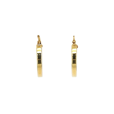 Elegante Creolen aus Gelbgold