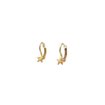 Gold Baby-Ohrringe Sterne