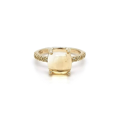 Goldring mit Citrin