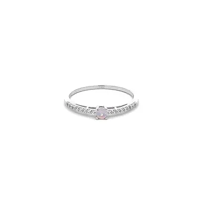 Goldring mit lila Stein