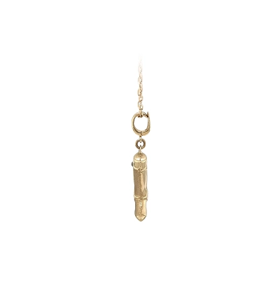 Gold-Anhänger Kosak mit Zirkon