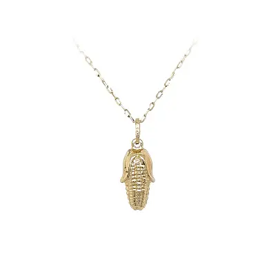 Goldener Maisohr-Anhänger