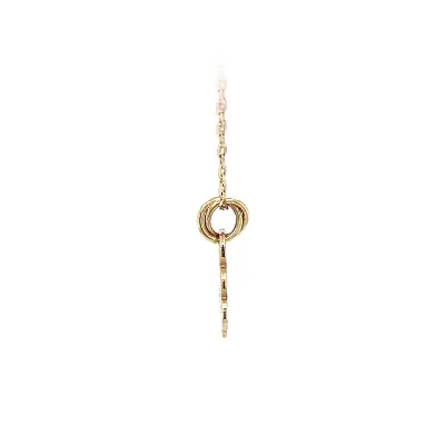 Zeitloser Anhänger mit Blumenmotiv