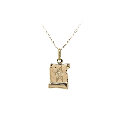 Gold-Anhänger Zeichen des Schütze