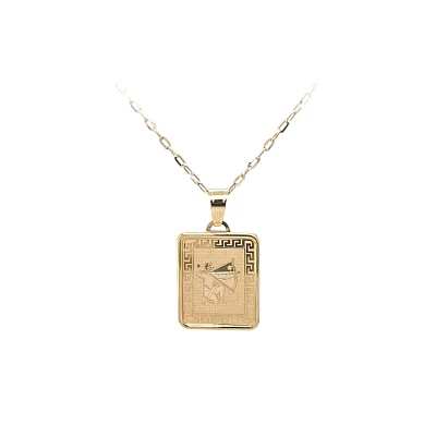 Gold-Anhänger Zeichen des Schütze