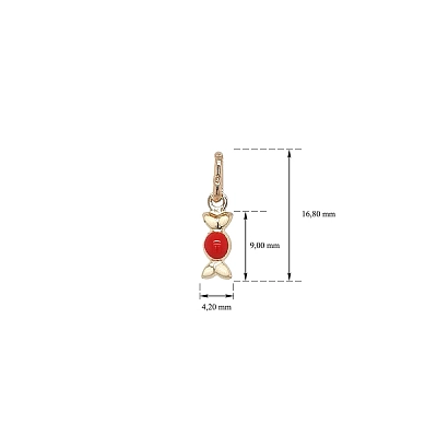 Goldbonbon der Freude - Verspielter Schmuck mit Emaille-Details