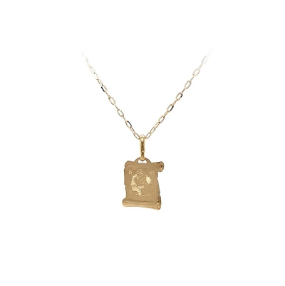 Gold-Anhänger Wassermann