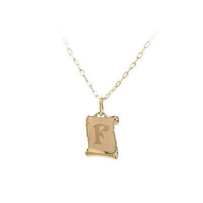 Gold-Anhänger Buchstabe F