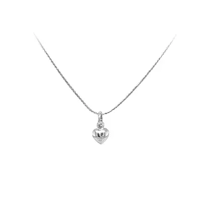 Anhänger Herz aus Weißgold