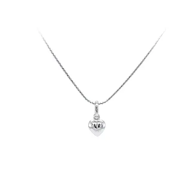 Anhänger Herz aus Weißgold