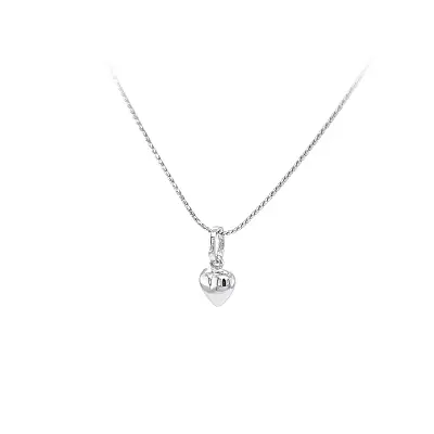 Anhänger Herz aus Weißgold