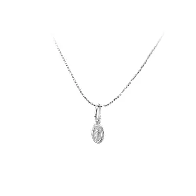 Anhänger Madonna Jungfrau Maria aus Weißgold