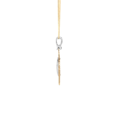 Goldenes Kreuz mit Zirkon