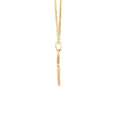 Goldenes Kreuz mit Zirkonen