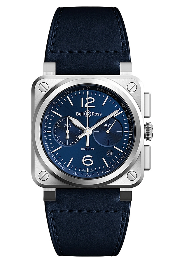 Bell & Ross Blaustahl BR0394-BLU-ST/SCA