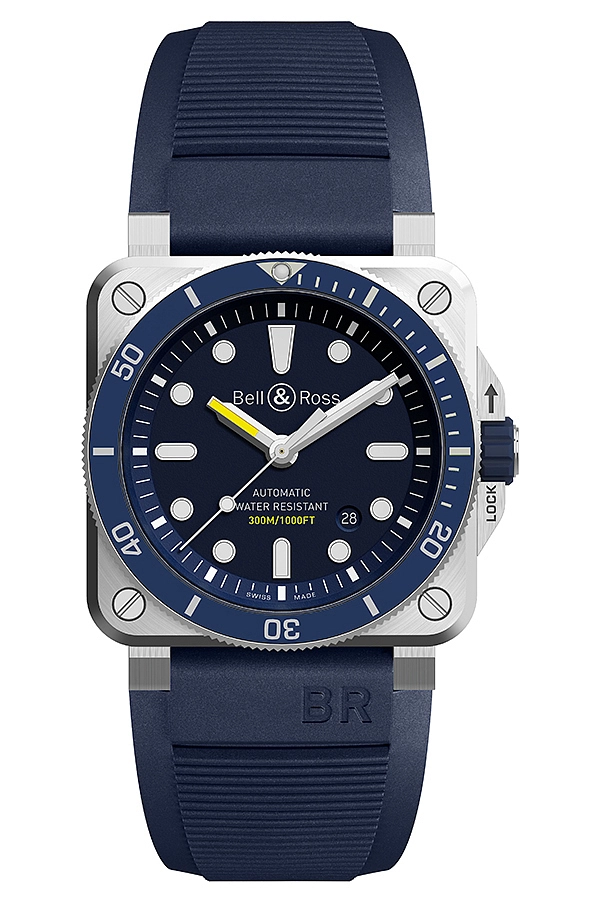 Bell & Ross Taucher Blau BR0392-D-BU-ST/SRB