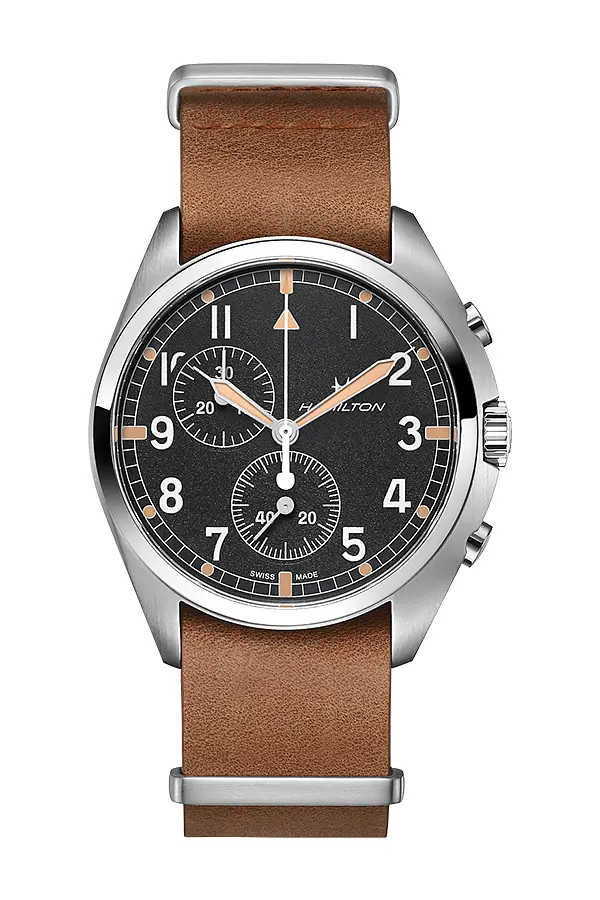 Khaki Luftfahrt Pilot Pioneer Chrono Quarz H76522531