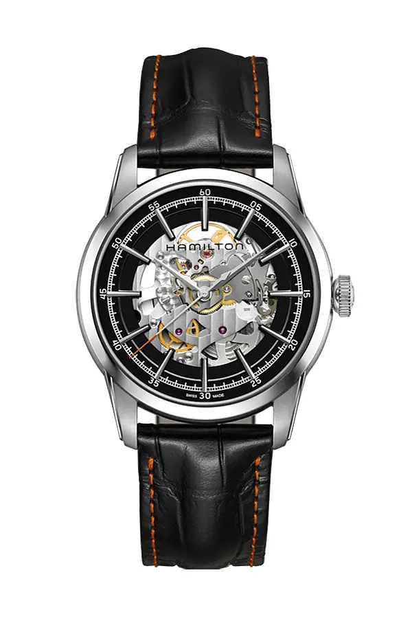 Hamilton American Classic Eisenbahn Skeleton Automatik H40655731