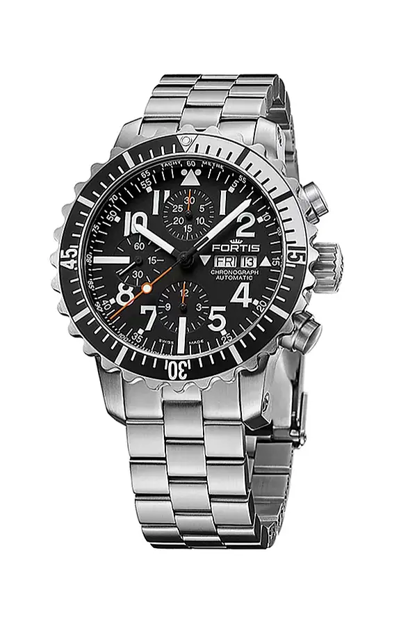 Fortis Marinemaster Silber Chronograph 671.17.41 M