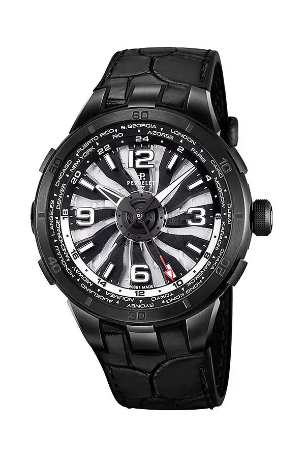 Perrelet Turbine GMT Weltzeituhr A1083/1