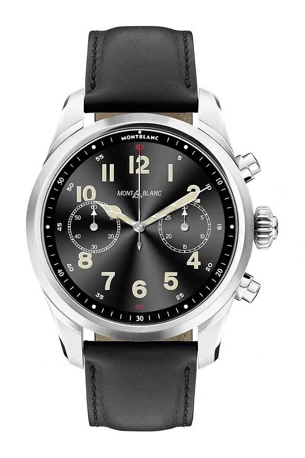 Montblanc Summit 2 aus Edelstahl und Leder 127647