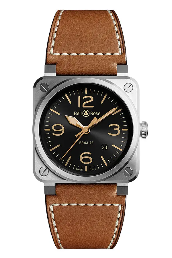 Bell & Ross BR 03-92 Goldenes Erbe BR0392-GH-ST/SCA