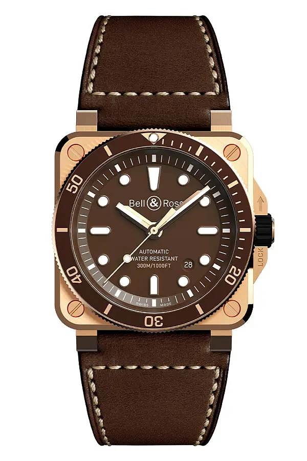 Bell & Ross BR03-92 Taucher Braun Bronze BR0392-D-BR-BR/SCA