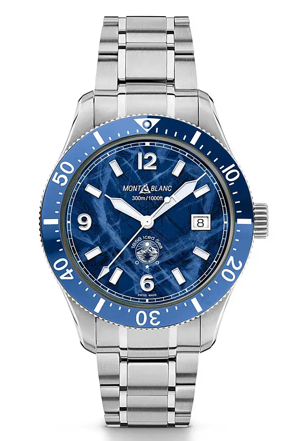 Montblanc 1858 Eiskaltes Meer Automatik Datum 129369